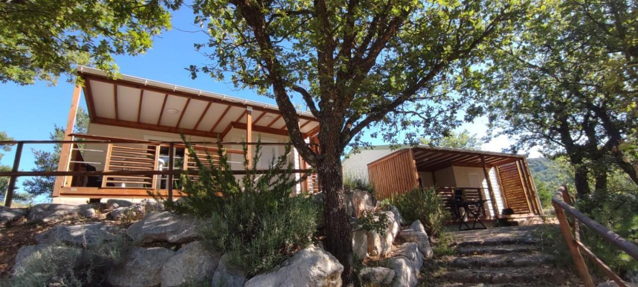 Camping Pres Du Lac De Sainte Croix Bauduen Exterior foto