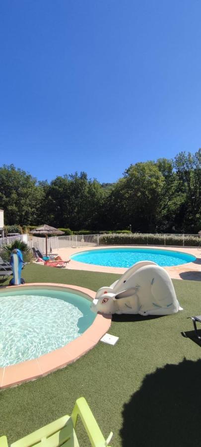 Camping Pres Du Lac De Sainte Croix Bauduen Exterior foto
